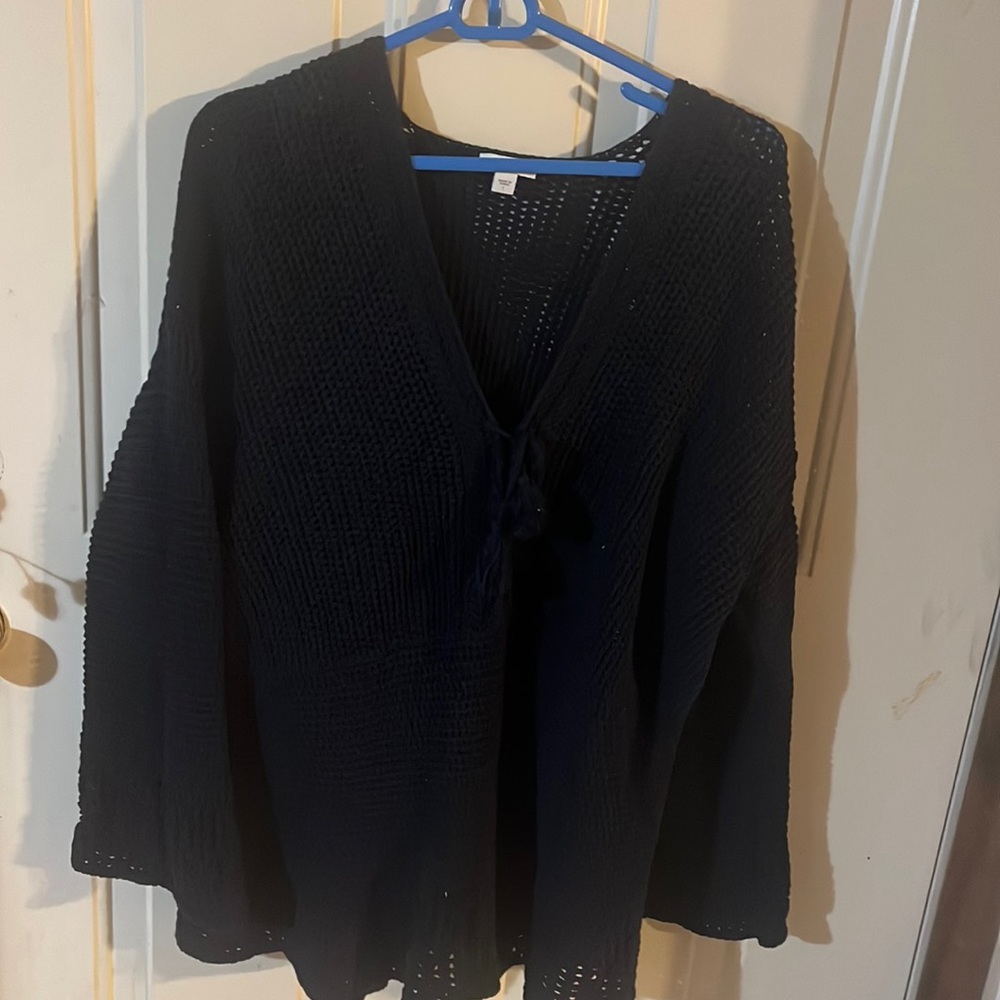 J Jill crocheted sweater